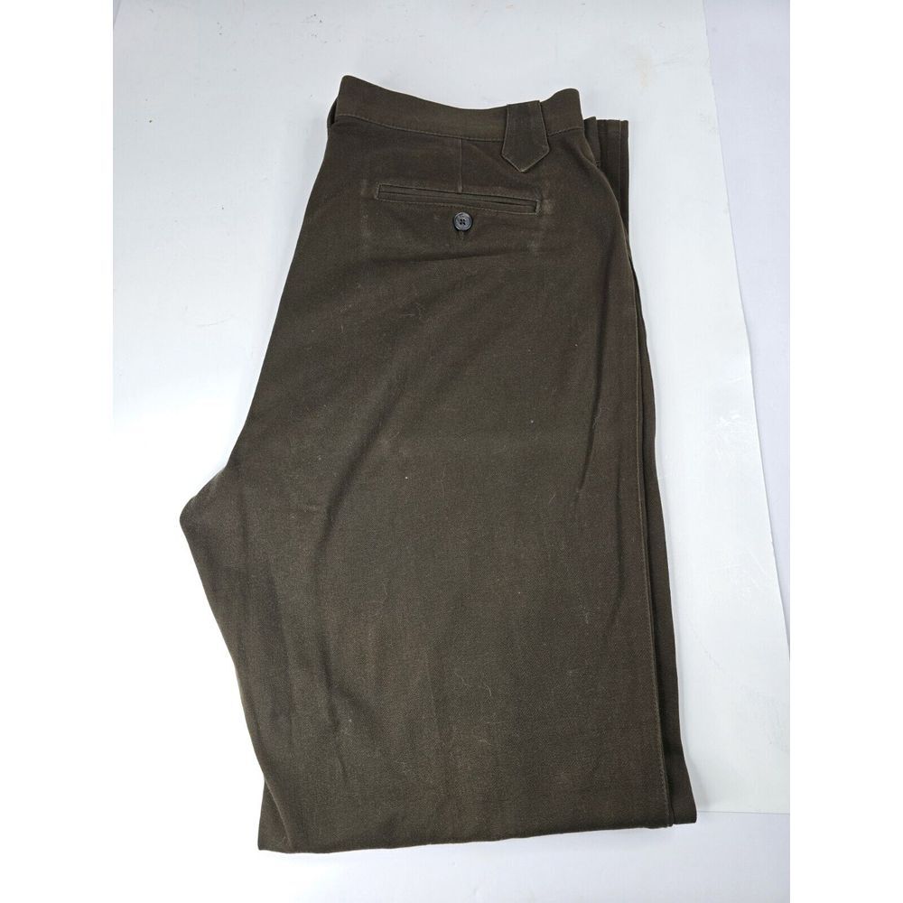 Vintage American Living Pants Womens Size‎ 12 Straight Leg Brown Mid Inseam 32